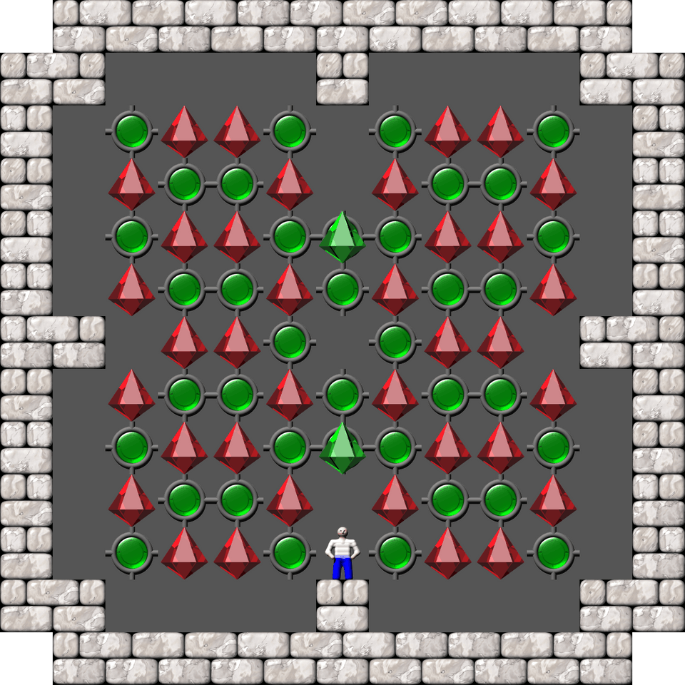 Sokoban Sasquatch 05 Arranged level 7